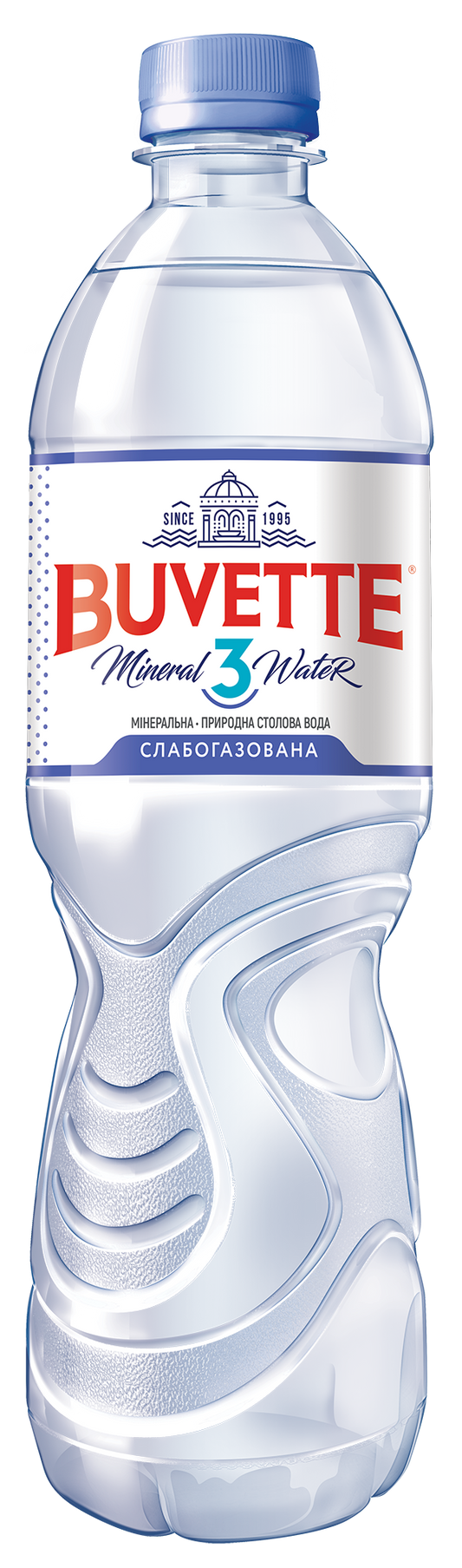Мінеральна природна столова вода «Buvette 3» слабогазована