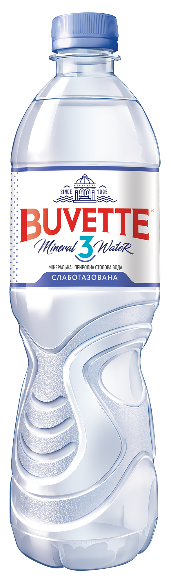 Мінеральна природна столова вода «Buvette 3» слабогазована