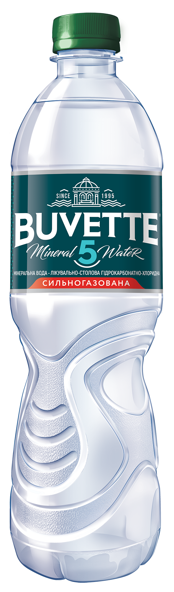 Мінеральна лікувально-столова вода «Buvette 5» сильногазована