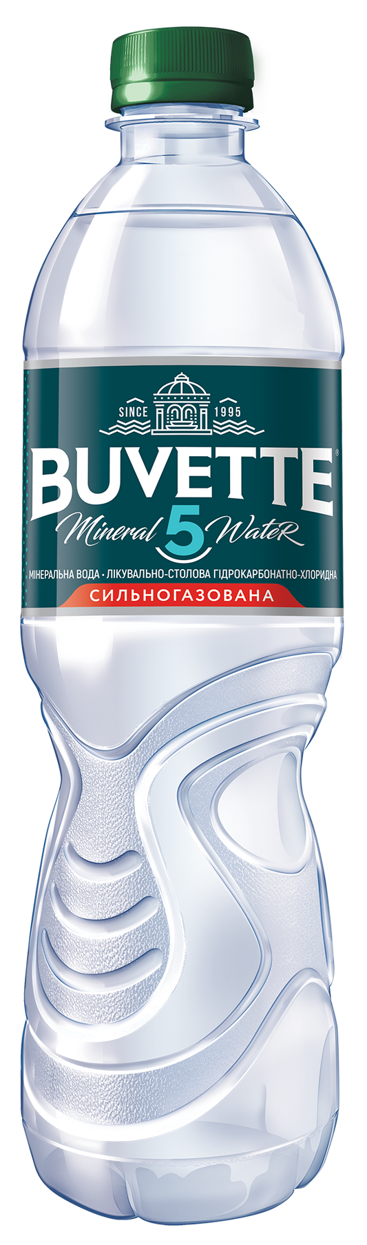 Мінеральна лікувально-столова вода «Buvette 5» сильногазована