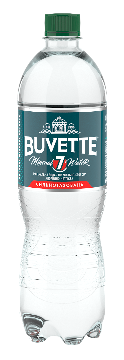 Мінеральна лікувально-столова вода «Buvette 7» сильногазована