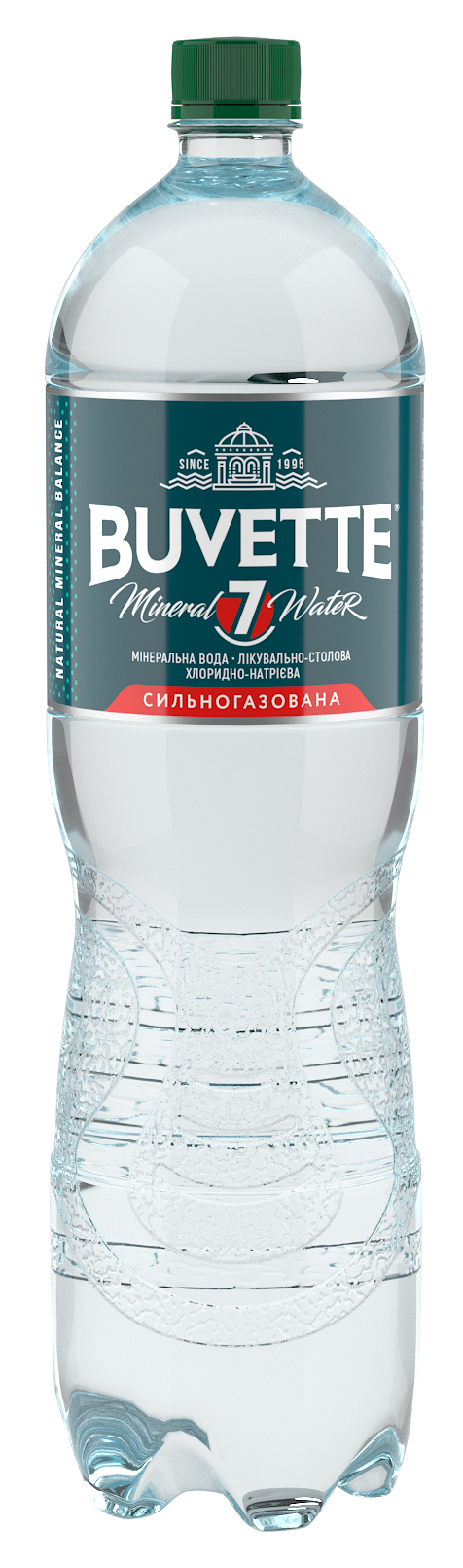 Мінеральна лікувально-столова вода «Buvette 7» сильногазована