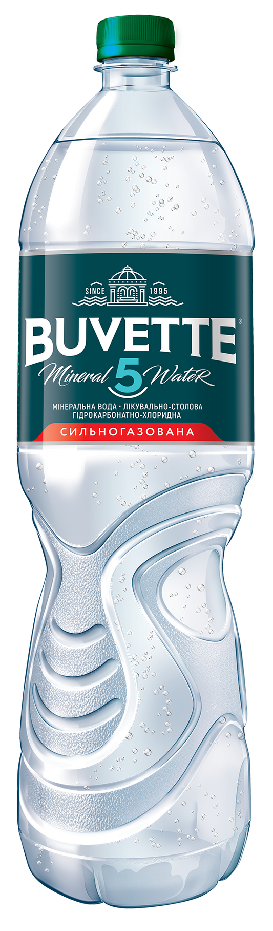 Мінеральна лікувально-столова вода «Buvette 5» сильногазована