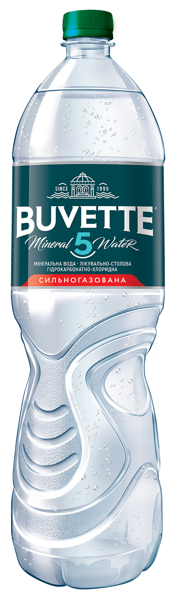 Мінеральна лікувально-столова вода «Buvette 5» сильногазована