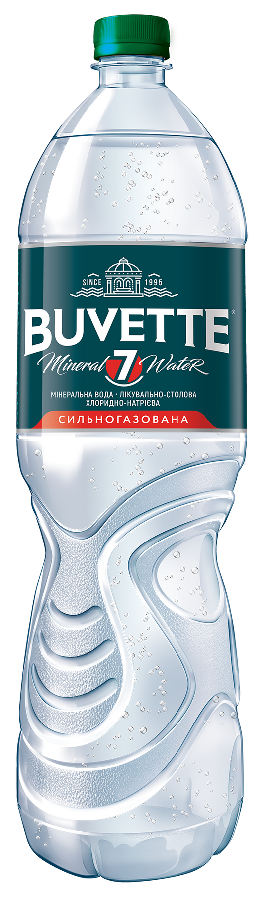 Мінеральна лікувально-столова вода «Buvette 7» сильногазована