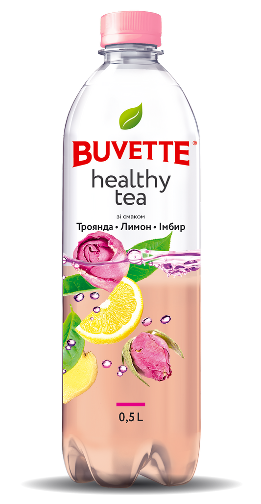 Напій Buvette Healthy Tea — зі смаком Троянди,лимону та імбиру