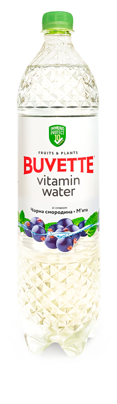 Напій Buvette Vitamin Water — Чорна смородина-м’ята