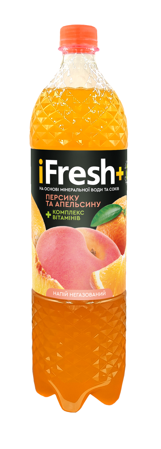 Напій IFresh Plus — з соками персика та апельсина