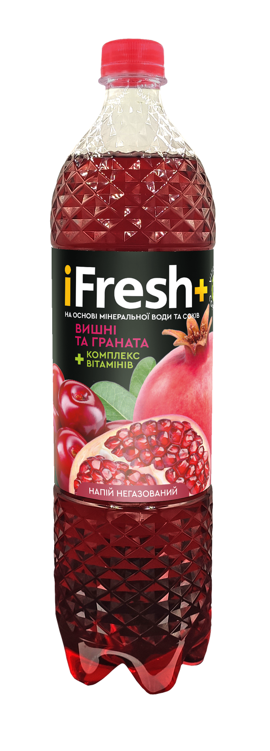 Напій IFresh Plus з соком вишні та гранату