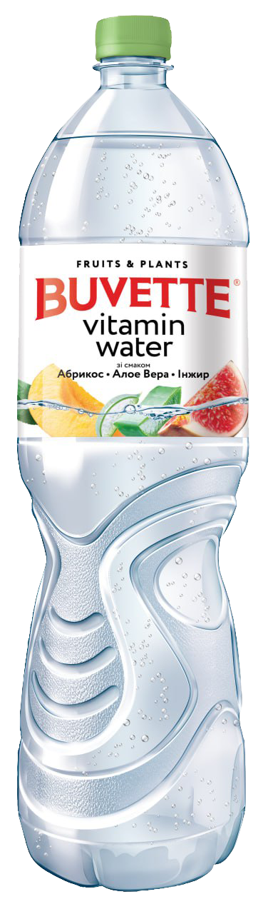 Напій Buvette Vitamin Water — Абрикос-інжир-алое-вера