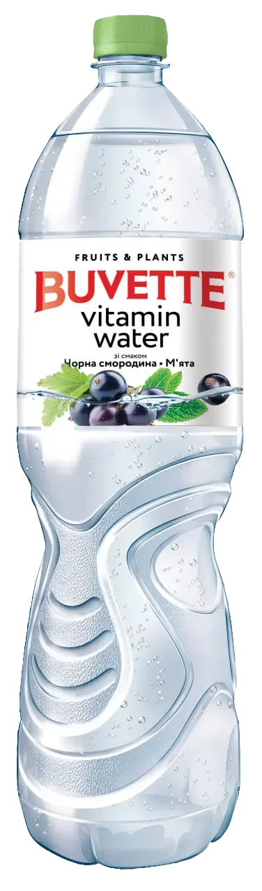 Напій Buvette Vitamin Water — Чорна смородина-м’ята Buvette Vitamin Water