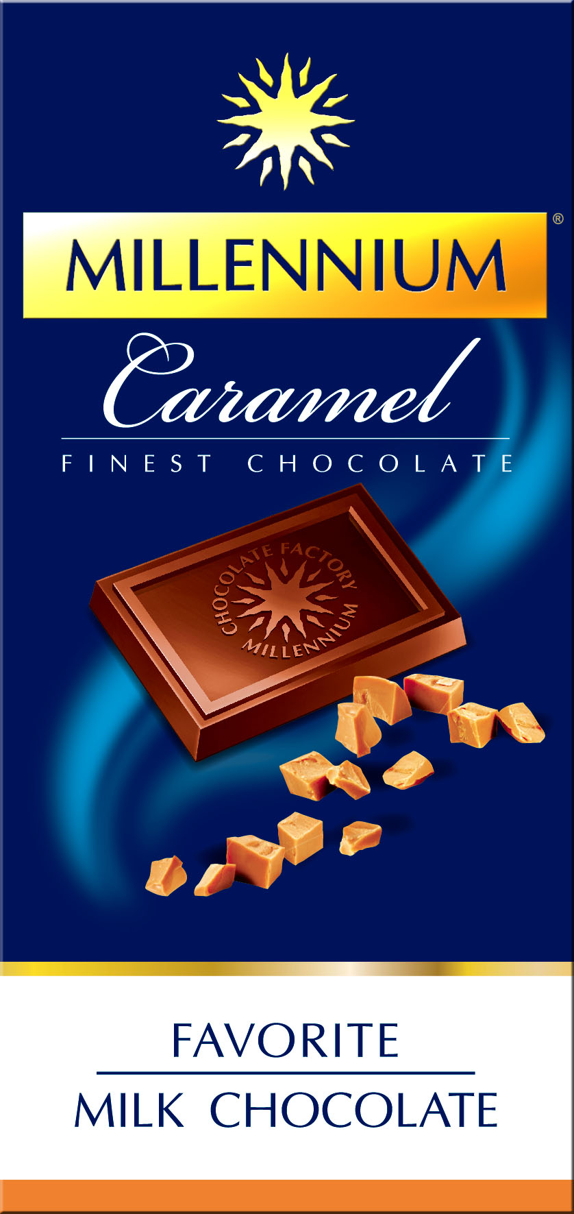 Milk Chocolate MILLENNIUM FAVORITE with caramel