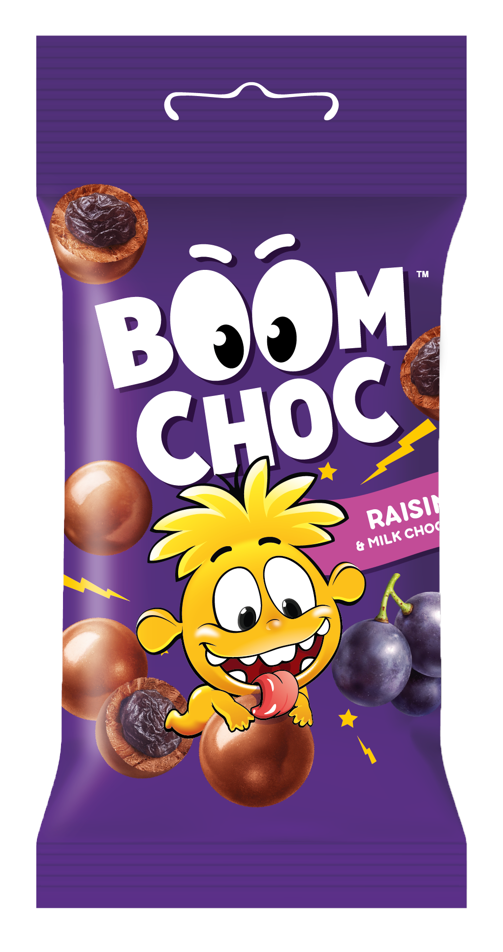 Драже BOOM CHOC Родзинки у молочному шоколаді
