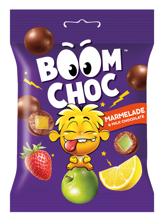 Драже BOOM CHOC Арахіс в шоколаді та кольоровій глазурі