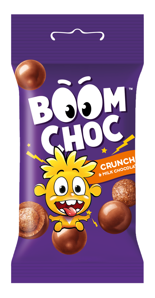 Драже BOOM CHOC CRUNCH Рисові кульки в молочному шоколаді