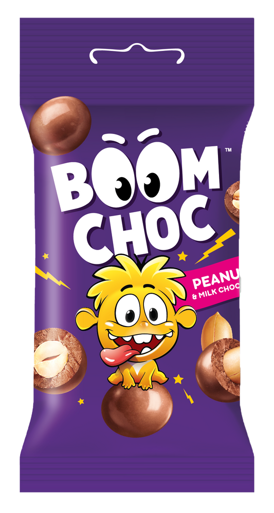 Драже BOOM CHOC Арахіс у молочному шоколаді