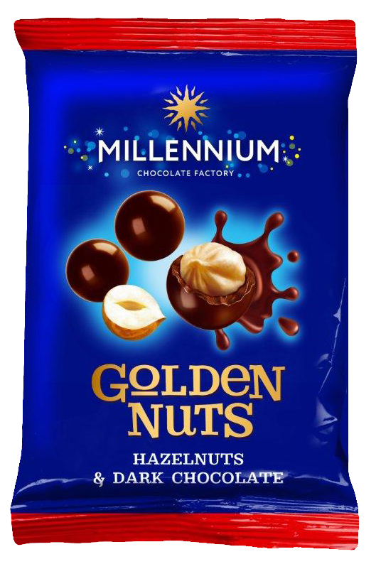 Dragee MILLENNIUM HAZELNUT IN DARK CHOCOLATE