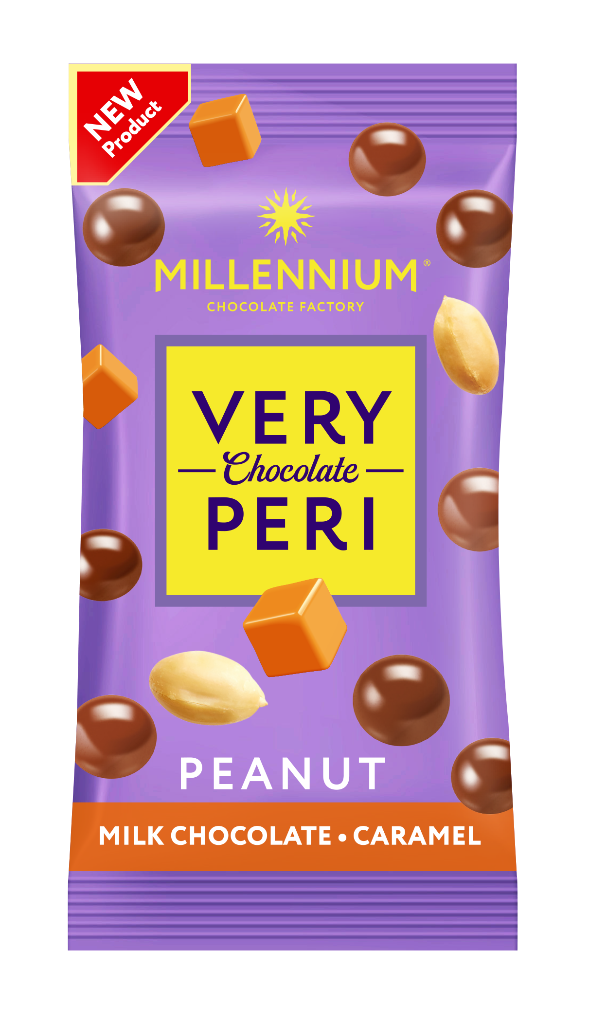 Драже Millennium Very Peri Original Арахіс — у молочному шоколаді із солоною карамеллю