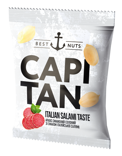 Арахис CAPITAN жареный солёный — со вкусом итальянской салями