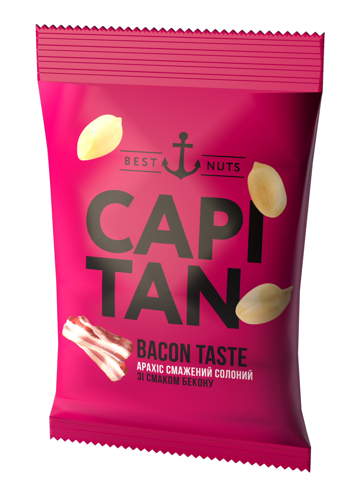 Арахіс CAPITAN солоний — зі смаком Бекону