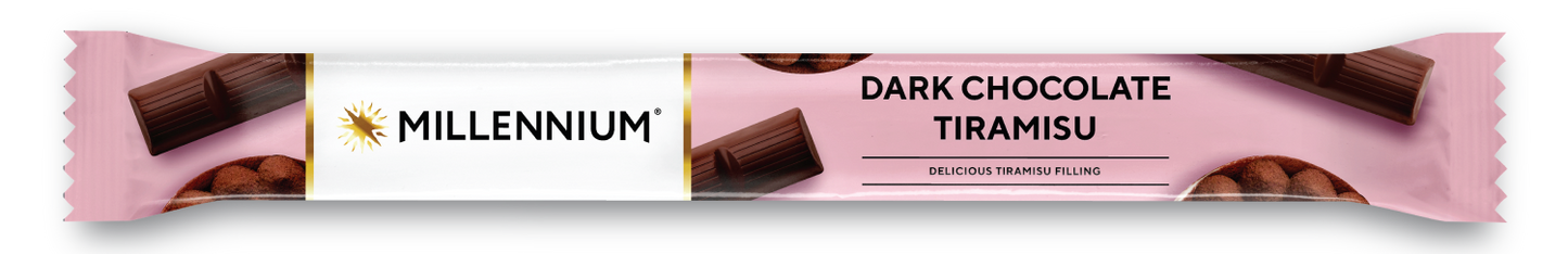 Шоколад «Millennium» чорний — з начинкою «Тірамісу»
