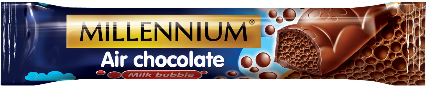 Шоколад Millennium пористий молочний