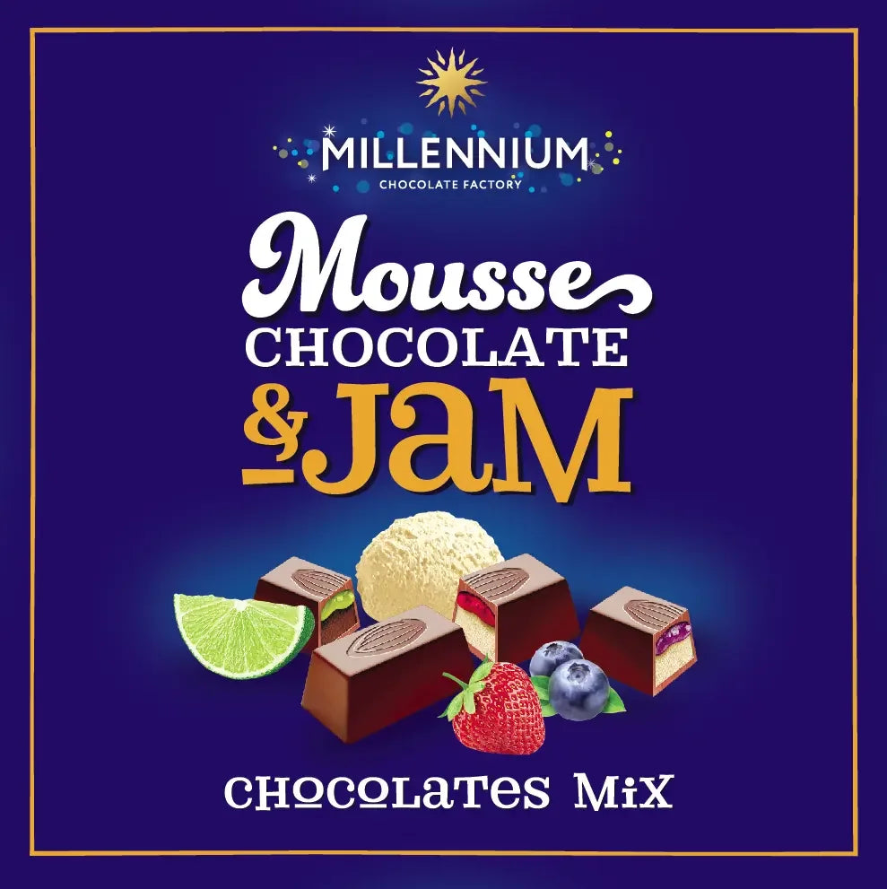 Цукерки шоколадні Millennium Mousse асорті Millennium