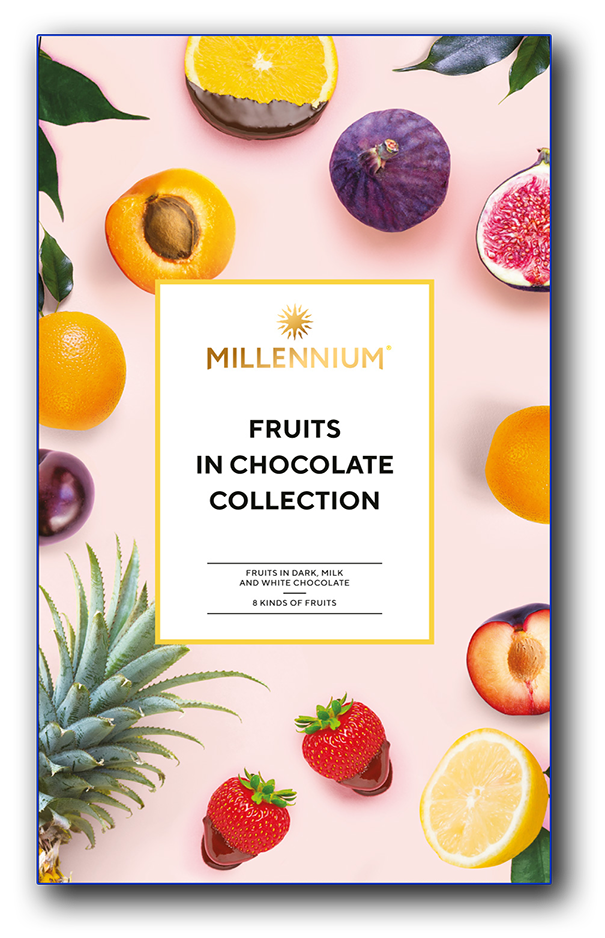 Цукерки Millennium «Фрукти в шоколаді» Асорті