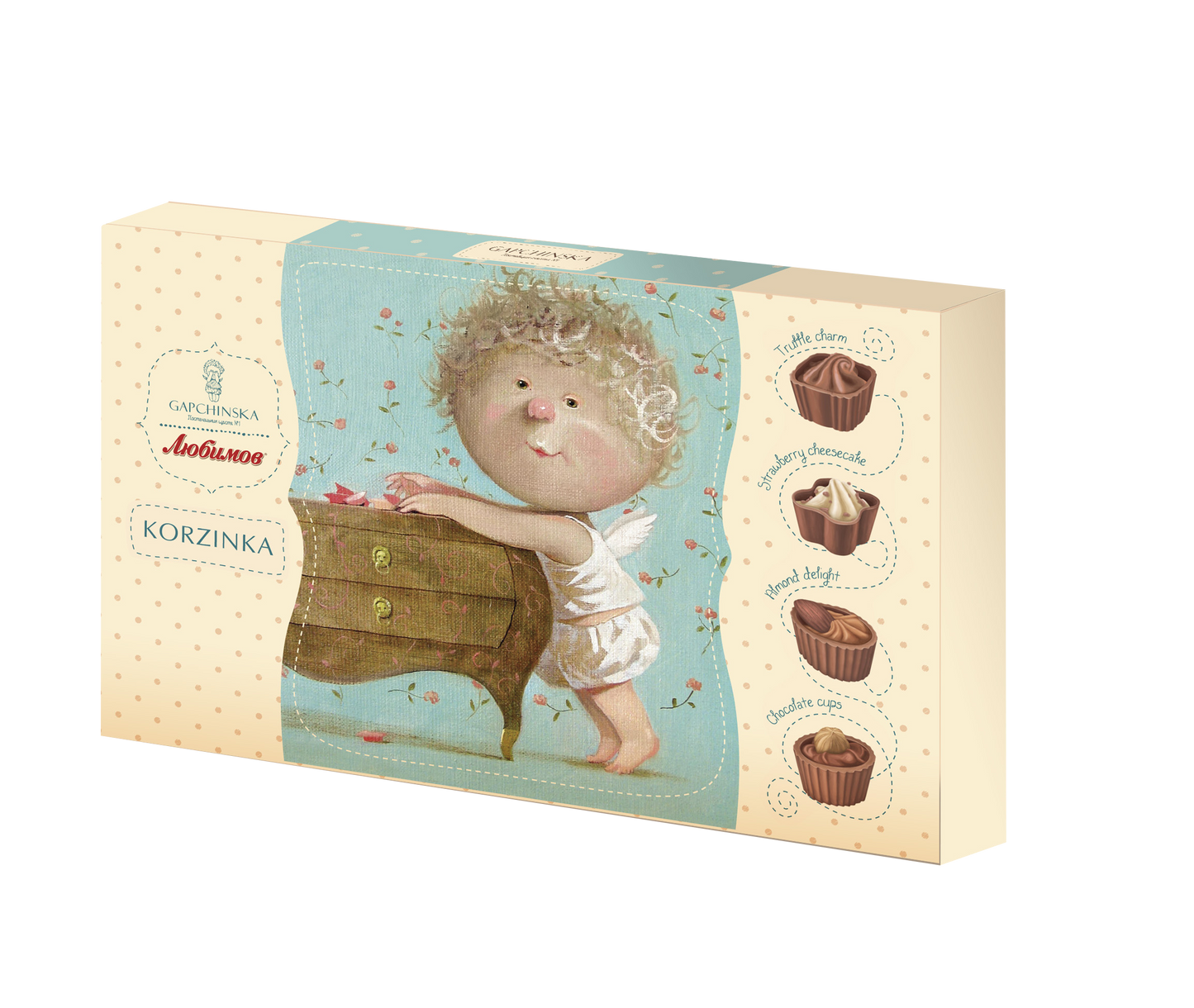 Цукерки Любімов Корзинка Асорті
