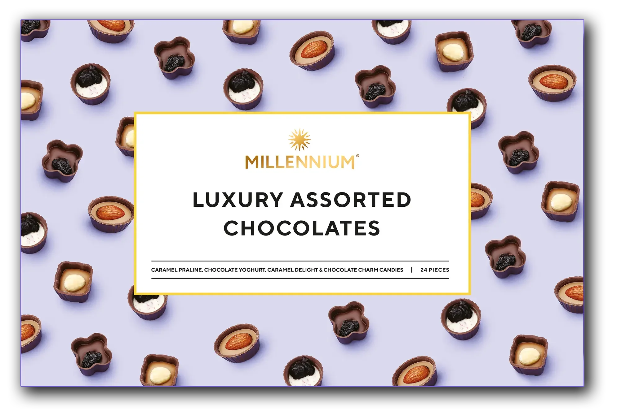 Цукерки шоколадні MILLENNIUM “Корзинка” Асорті — Купити солодощі