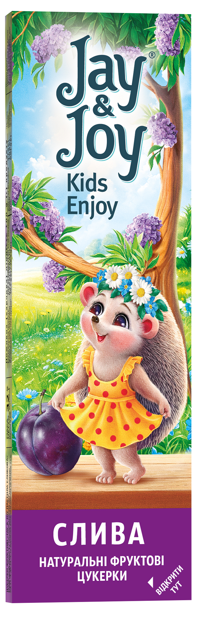 Цукерки фруктові «Jay & Joy Пастила сливова»