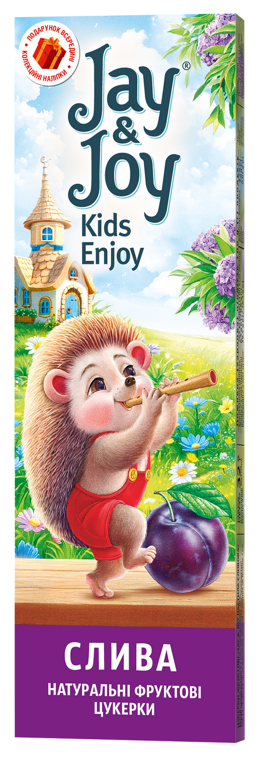 Цукерки фруктові «Jay & Joy Пастила сливова»
