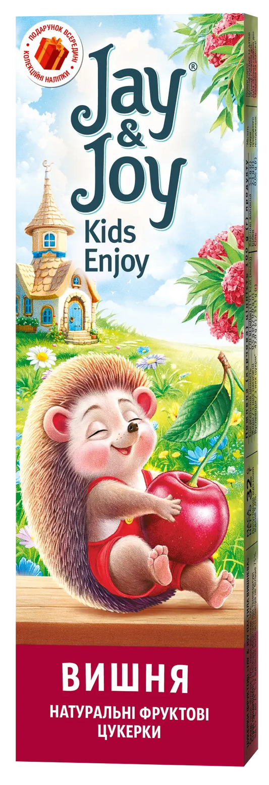 Цукерки фруктові «Jay & Joy Пастила вишнева» Jay&Joy