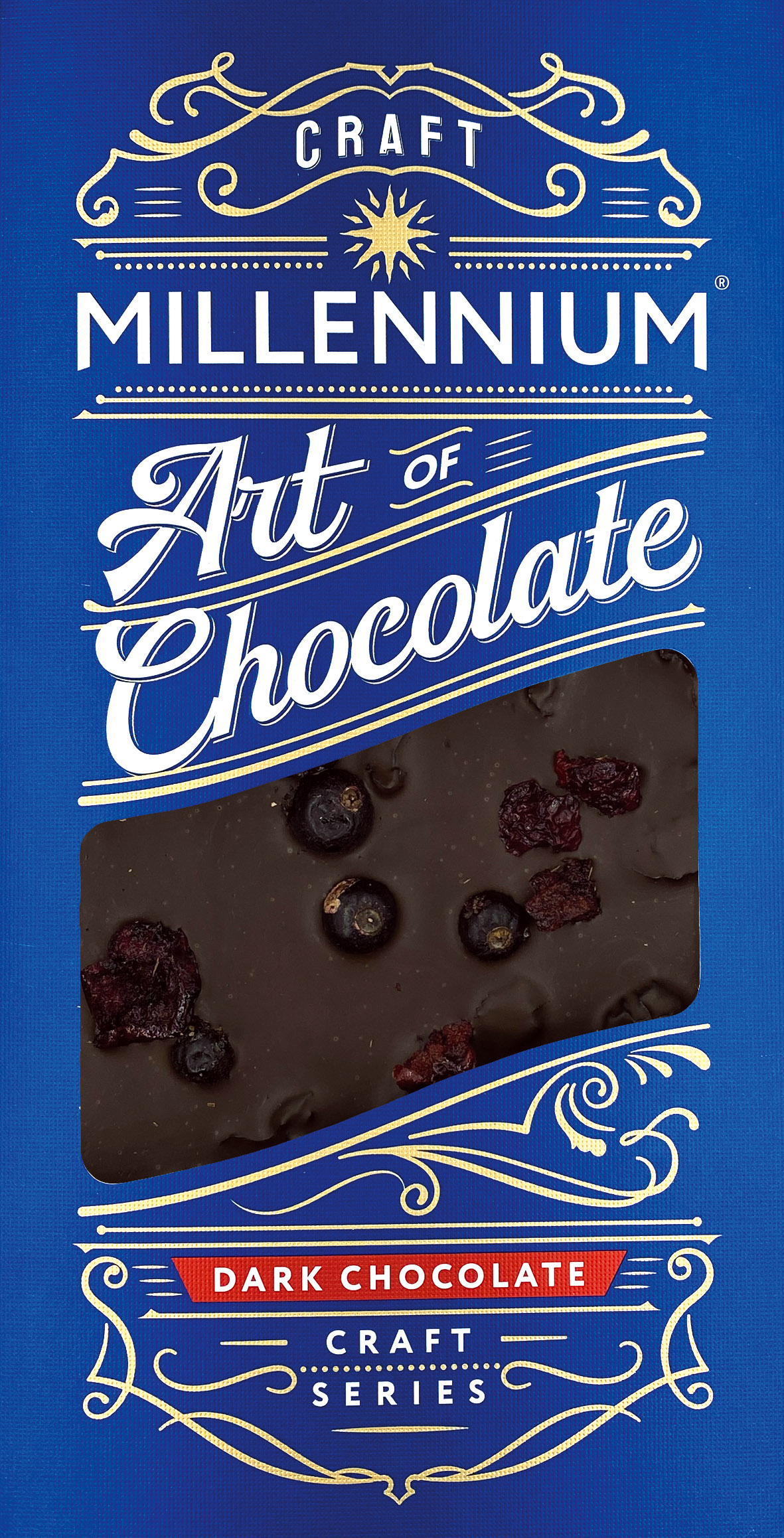 Шоколад Millennium Craft Series чорний — з вишнею, смородиною та журавлиною