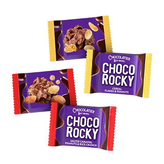 Цукерки «Chocolatier Choco Rocky» — з арахісом асорті