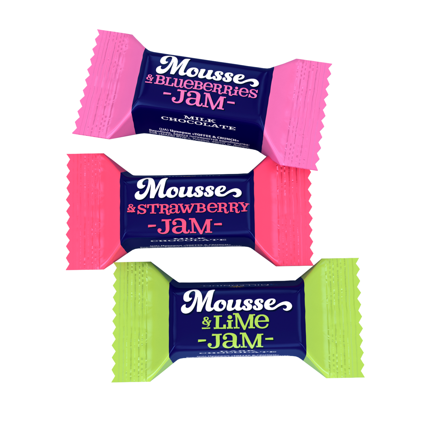 Цукерки шоколадні Millennium Mousse асорті 1кг