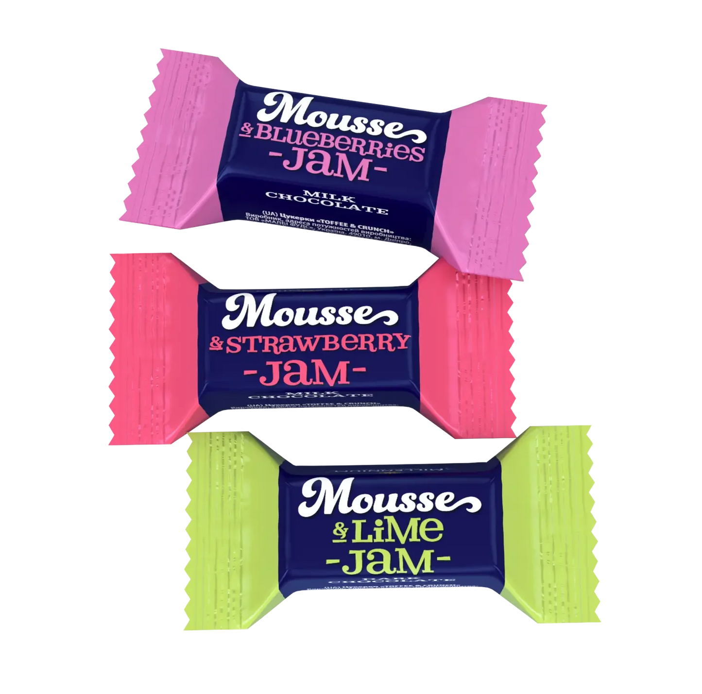 Цукерки шоколадні Millennium Mousse асорті 1кг Millennium