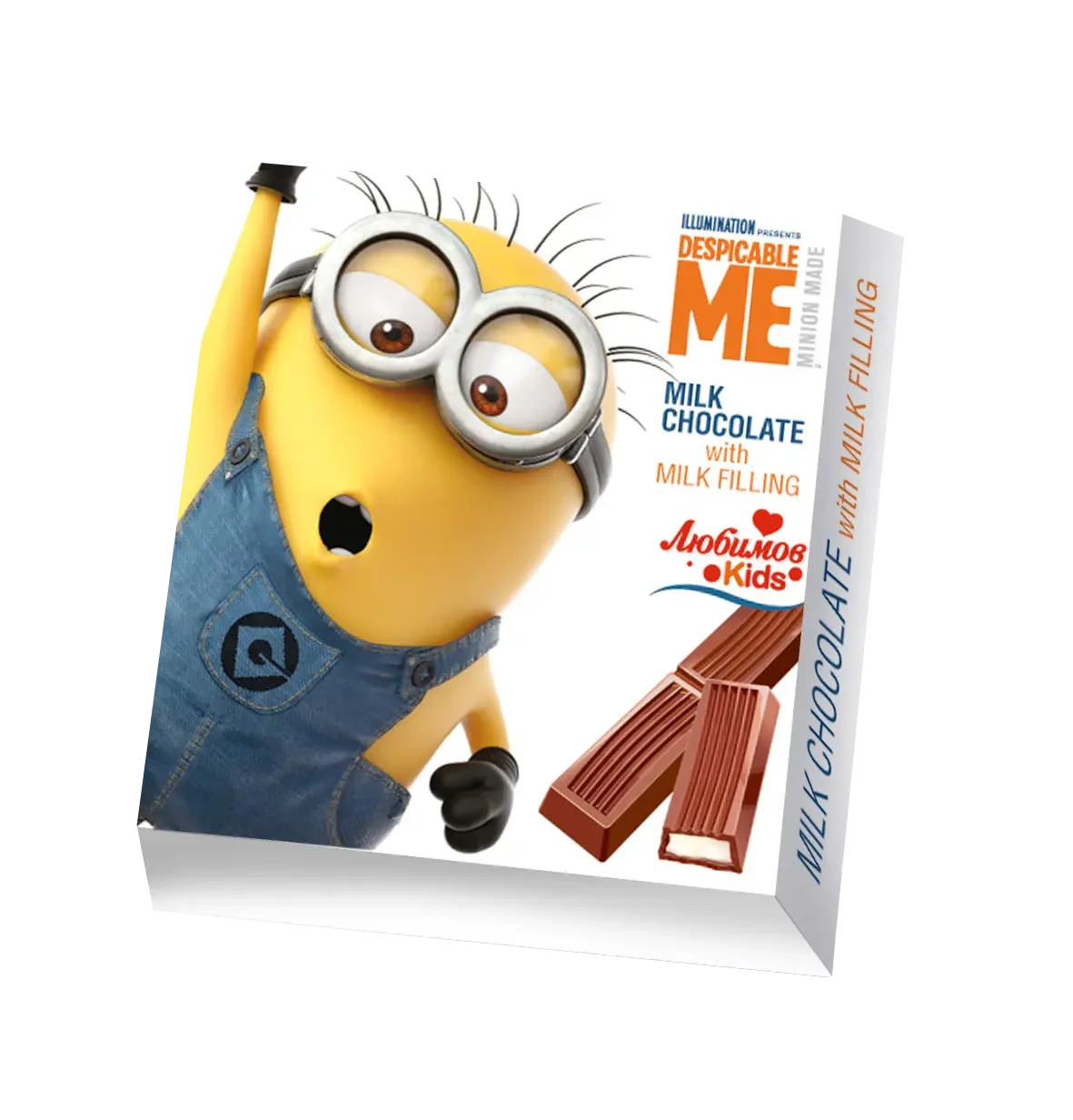 Шоколад «Любімов Kids» молочний — з молочною начинкою — Купити