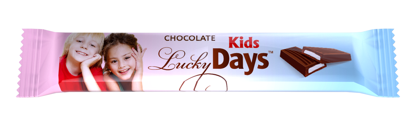 Шоколад Lucky Days молочний з молочною начинкою