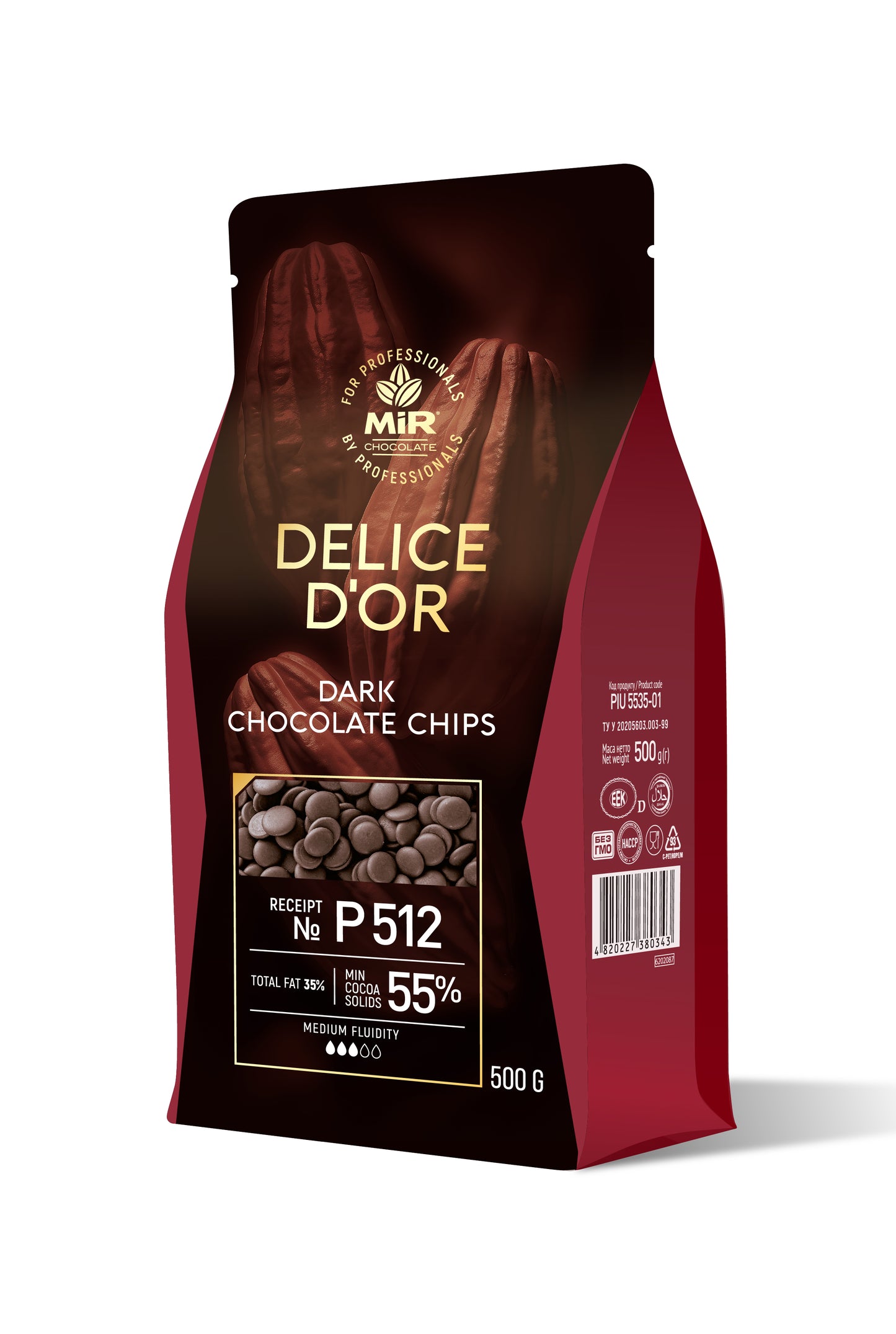 Шоколад Delice D`or чорний калети