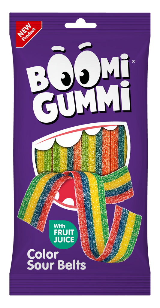 Цукерки желейні «Boomi Gummi Sour Belts»