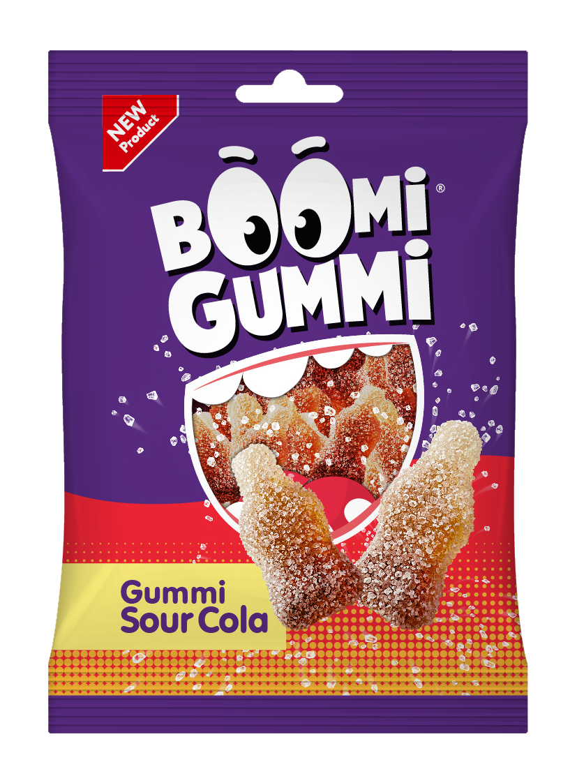 Цукерки желейні Boomi Gummi Sour Cola
