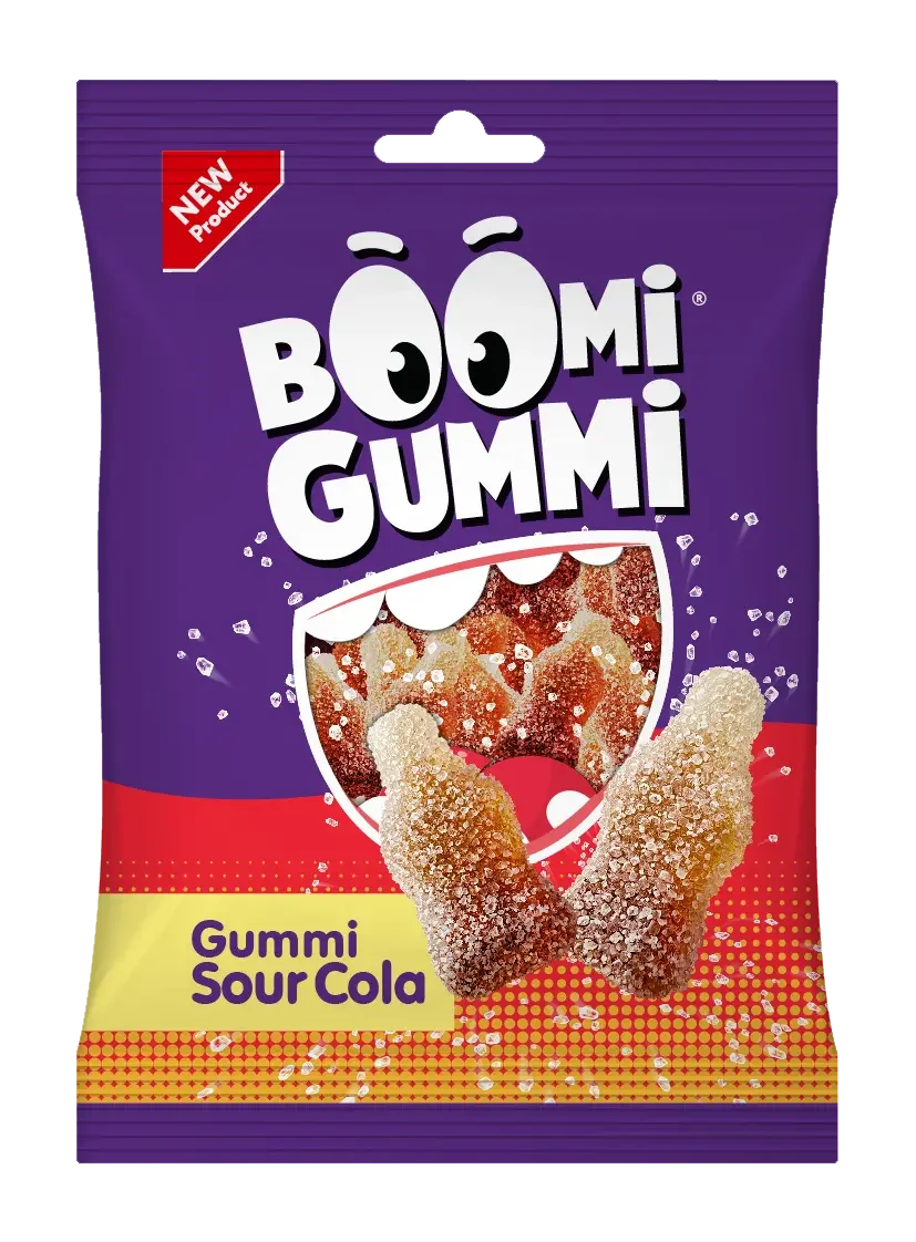 Цукерки желейні Boomi Gummi Sour Cola Boomi Gummi