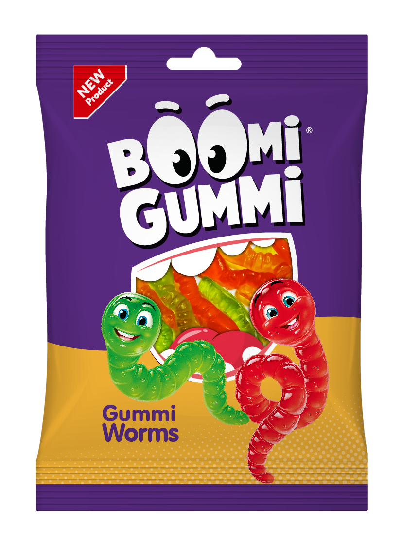 Цукерки желейні Boomi Gummi Worms