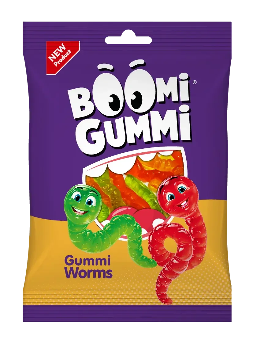 Цукерки желейні Boomi Gummi Worms Boomi Gummi