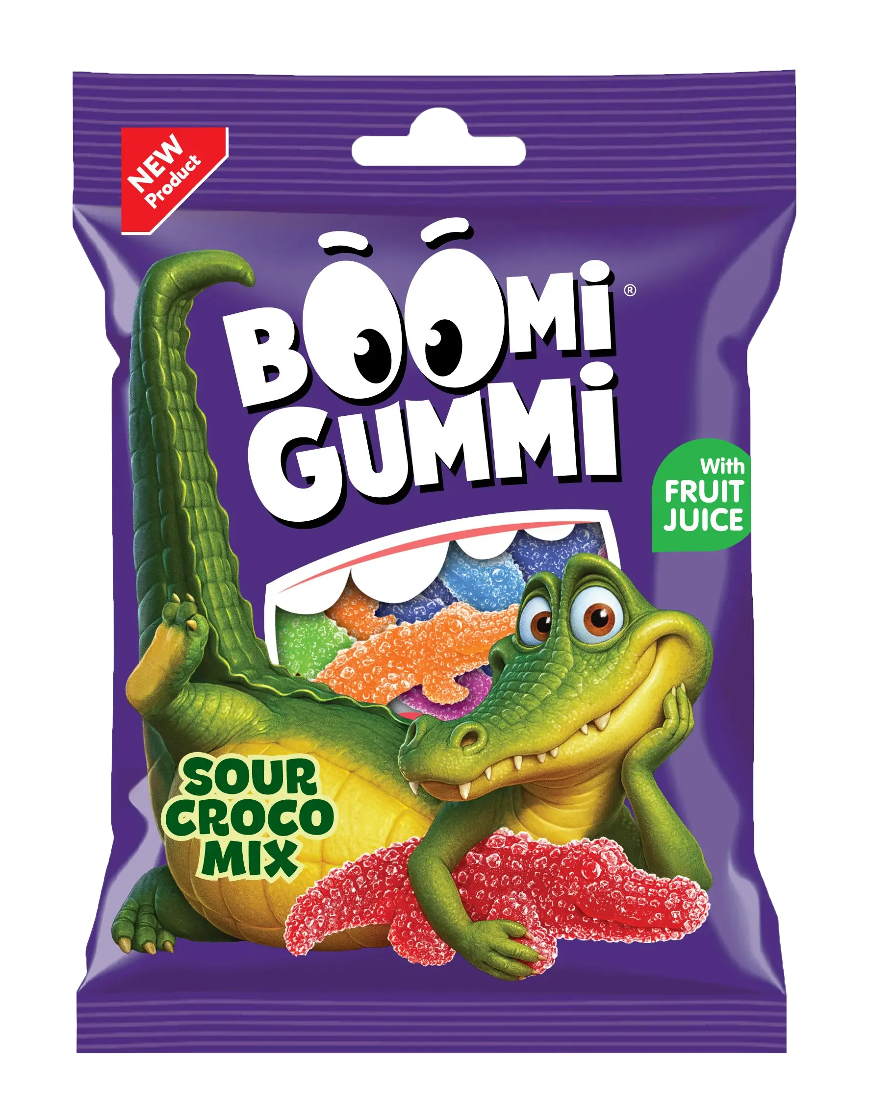 エミサリー1000ml 10本 Цукерки желейні «Boomi Gummi Sour Crocodile Mix» — Купити солодощі
