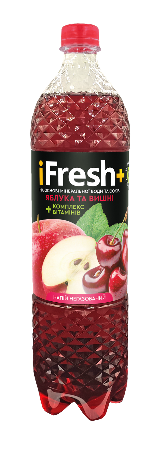 Напій IFresh Plus — з соками яблука та вишні