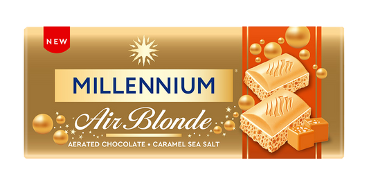 Шоколад Millennium Blonde Caramel білий пористий