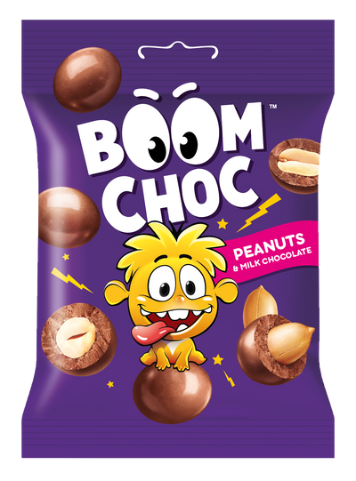 Драже BOOM CHOC Арахіс у молочному шоколаді