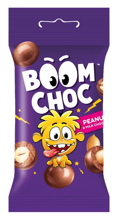 Драже BOOM CHOC Арахіс у молочному шоколаді